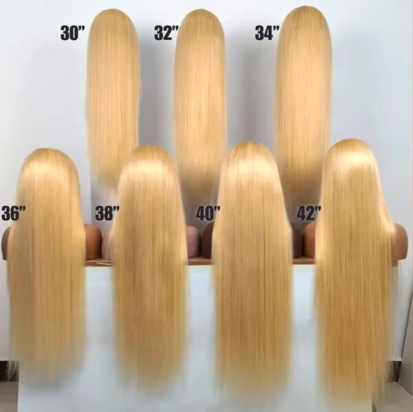 Raw Indian HD transparent lace bone straight 613 honey blonde colored 100% Human Hair Lace frontal 180 Density 13x4