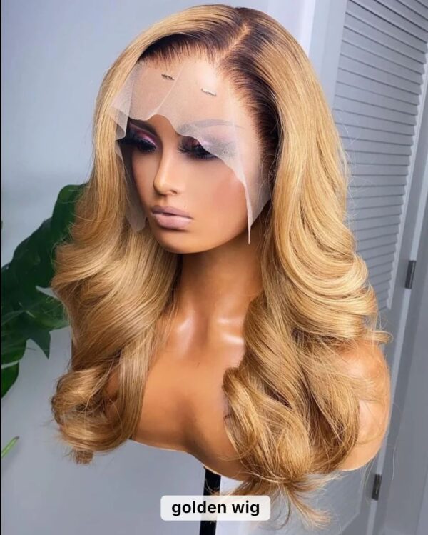 Raw Indian HD transparent lace bone body wave 613 honey blonde colored 100% Human Hair Lace frontal 180 Density 13x4