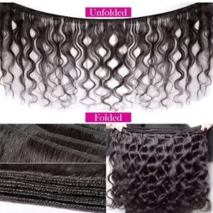 Curly black color 100% Human hair Extension Raw Indian Virgin Bundles 12A