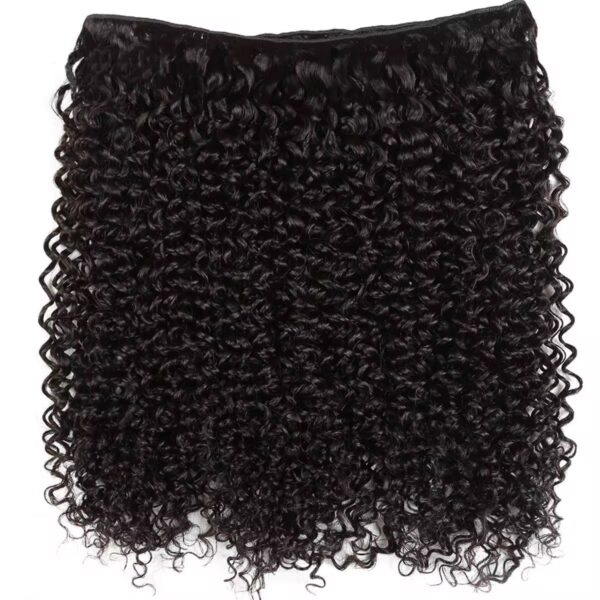 Curly black color 100% Human hair Extension Raw Indian Virgin Bundles 12A
